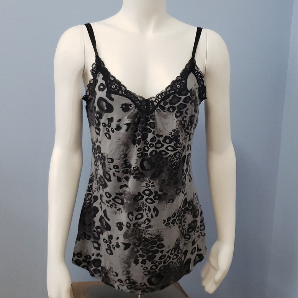 Express Leopard Print Lace Cami